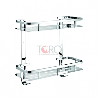 KỆ THẲNG 2 TẦNG INOX 304 T-KB10A