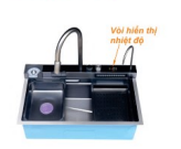 COMBO CHẬU + VÒI NANO NANO ĐEN 304